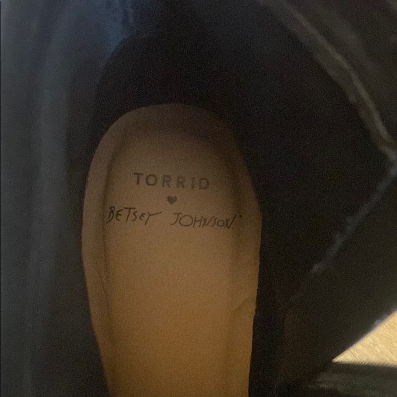 Betsy Johnson Elegant Black Ankle Rhinestone Boots - Picture 4 of 7